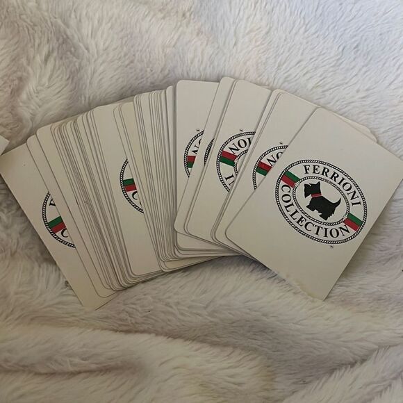 Vintage Ferrioni Collection Scottie Dog Playing Cards Never Used - Picture 4 of 5